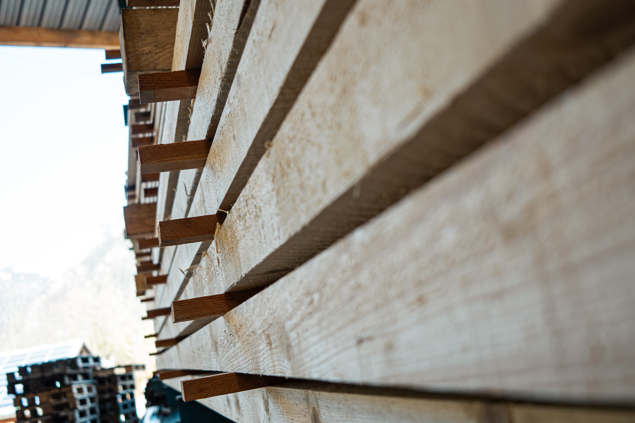 Chantier Carron Deslarzes — charpente Valais